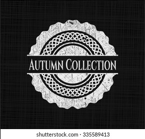 Colección de otoño con textura de pizarra