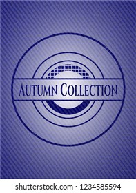Autumn Collection denim background