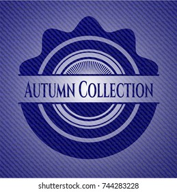 Autumn Collection denim background