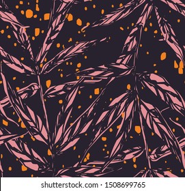 Autumn collection of design templates for textiles, wallpaper, print, graphics, and other products. Patterns made in trend colors 2019-2020