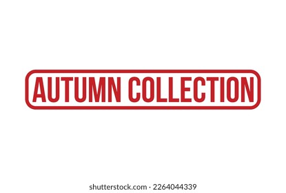 Autumn collection Rubber Stamp Seal Vector