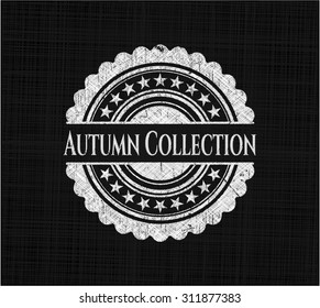 Autumn Collection written on a blackboard