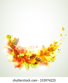 autumn color composition 