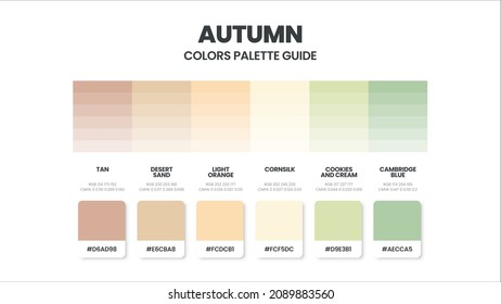 swatch color Autumn Example