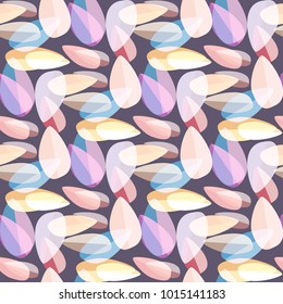 Autumn colored seamless pattern with leaves for texture or background.