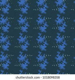 Autumn colored seamless pattern with leaves for texture or background.