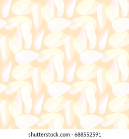 Autumn colored seamless pattern with leaves for texture or background.