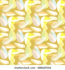 Autumn colored seamless pattern with leaves for texture or background.