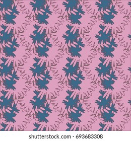 Autumn colored seamless pattern with leaves for texture or background.