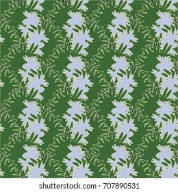 Autumn colored seamless pattern with leaves for texture or background.