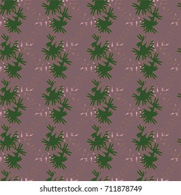 Autumn colored seamless pattern with leaves for texture or background.