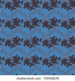 Autumn colored seamless pattern with leaves for texture or background.