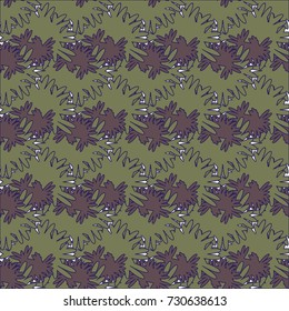 Autumn colored seamless pattern with leaves for texture or background.