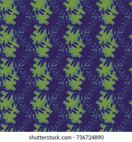 Autumn colored seamless pattern with leaves for texture or background.