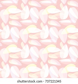 Autumn colored seamless pattern with leaves for texture or background.