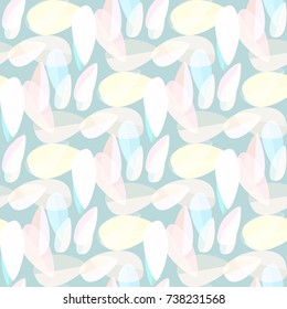 Autumn colored seamless pattern with leaves for texture or background.