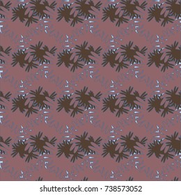 Autumn colored seamless pattern with leaves for texture or background.