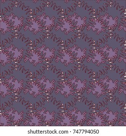 Autumn colored seamless pattern with leaves for texture or background.