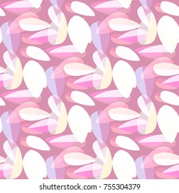 Autumn colored seamless pattern with leaves for texture or background.