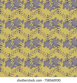 Autumn colored seamless pattern with leaves for texture or background.