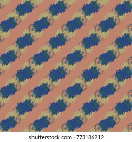 Autumn colored seamless pattern with leaves for texture or background.
