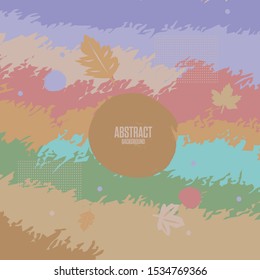 autumn colorful grunge background, artistic Background of autumn colors