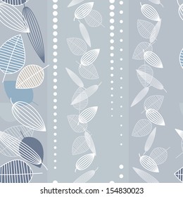 Autumn colorful leaves pattern lines