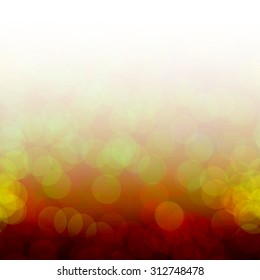 Autumn colors bokeh lights background made in vector.