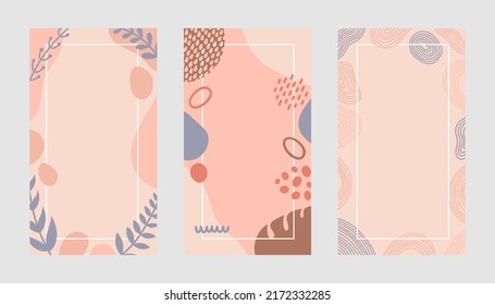 Autumn colors flat design vector background fall illustration