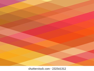 Autumn Colors Geometric Pattern