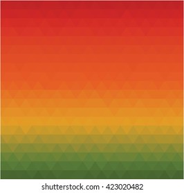 Autumn colors polygon background, abstract vector illustration. 