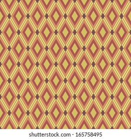 Autumn colors rhombus pattern