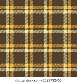 autumn colors tartan or lumberjack seamless pattern, thanksgiving or halloween vector background