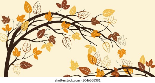 autumn concept background. leaf background. eps 10