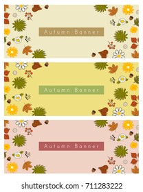 Autumn Concept Banner Design