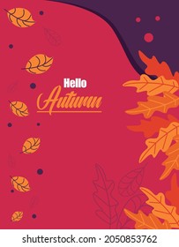 Autumn concept - leaves banner wallpaper