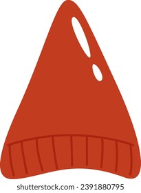 Autumn Cone Hat Vector Illustration