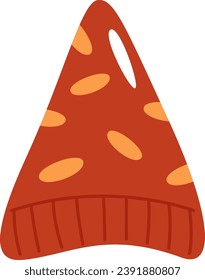 Autumn Cone Hat Vector Illustration