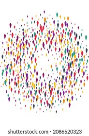 Fondo blanco del vector de Confetti del otoño. Colorida tarjeta de herbario de follaje. Patrón de hojas voladoras. Plantilla de Confetti brillante.