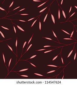 Autumn dark rose floral pattern. Abstract contrast background