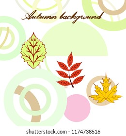 autumn deciduous autumn vector background autumn deciduous autumn vector background