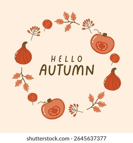 Autumn design, autumn cozy elements, design for posters, banner, greeting cards, stickers, sale