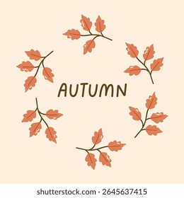 Autumn design, autumn cozy elements, design for posters, banner, greeting cards, stickers, sale