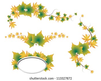 autumn design elements