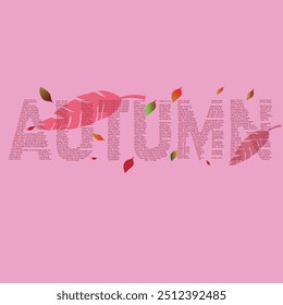 El diseño de otoño para la impresión.