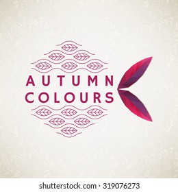 Autumn design. Vector illustration