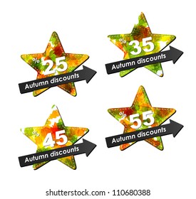 autumn discount sale, eps10