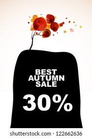 autumn discount sale, eps10
