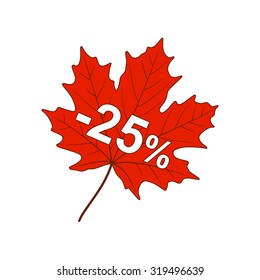 Autumn discount-25%