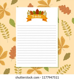 Autumn to do list note2